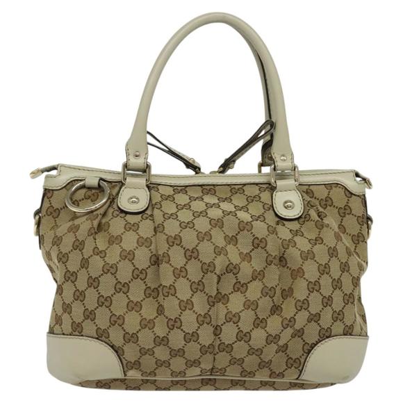 Gucci Sukey Beige Canvas tote - Picture 1 of 10